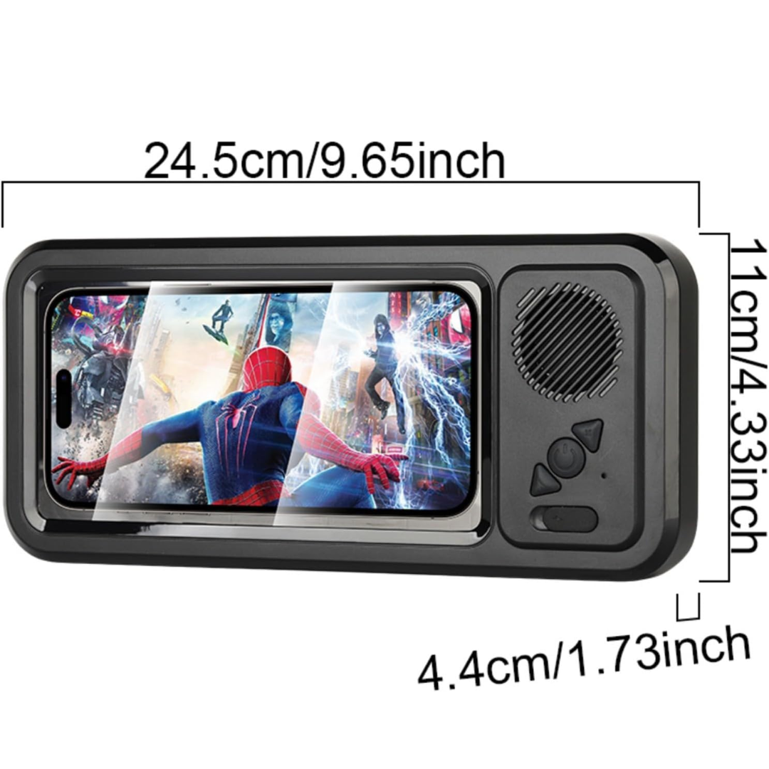 Soporte móvil con altavoz para ducha