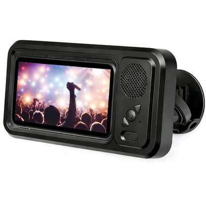 Soporte móvil con altavoz para ducha